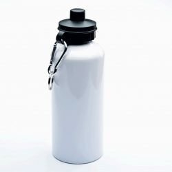 Спортивная бутылка SWB600, серебряного цвета для сублимации (d=7.2 см,h=21.0 см,s=600 ml, m=350 г)